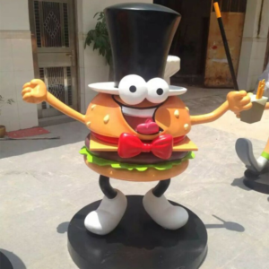 Fiberglass Hamburger Sculpture