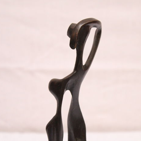 Bronze sculpture of newly designed modern figure