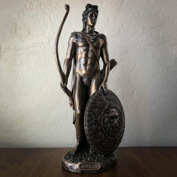 Ancient Myth Male God Hunter Apollo Art Sculpture