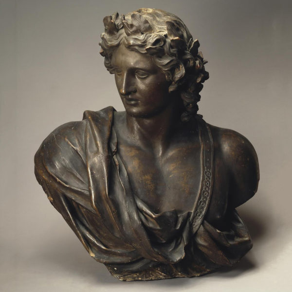 Life Size Ancient Greek Bronze Apollo Bust