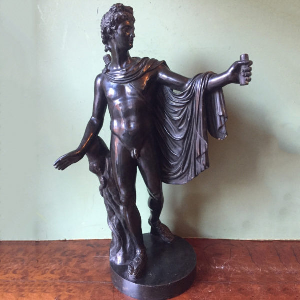 Art collectible Apollo antique bronze statues