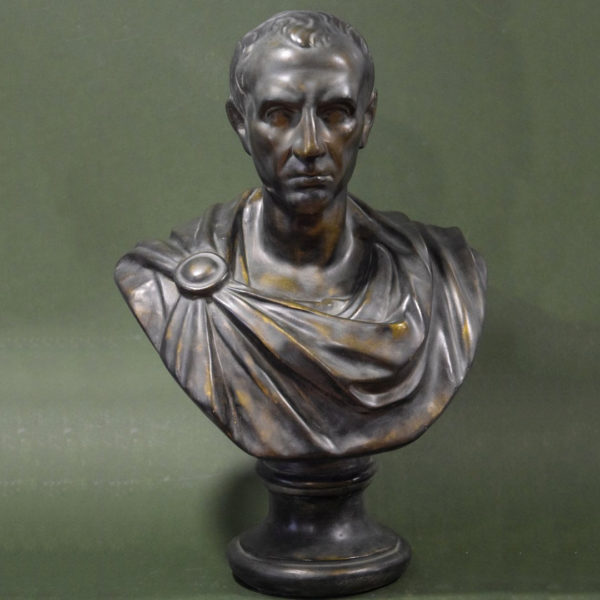 High Quality Casting Bronze Caesar Bust Statue