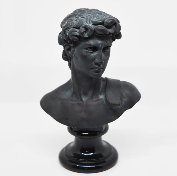 Collectible Famous David Bronze Bust Statue