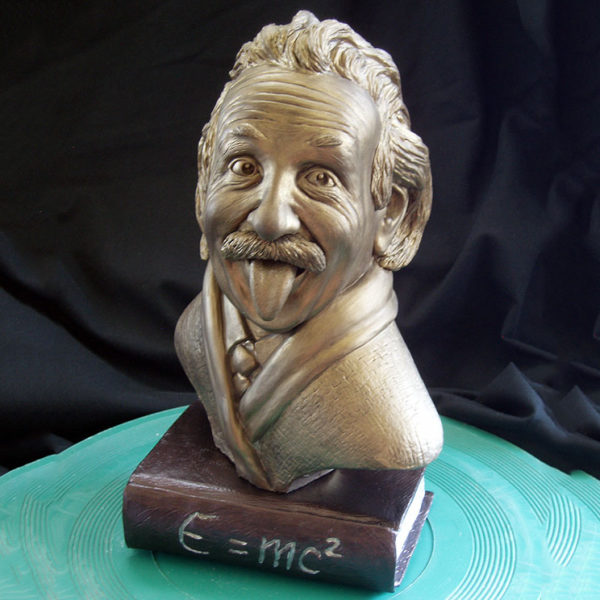 Custom Life Size Bronze Bust Einstein statues