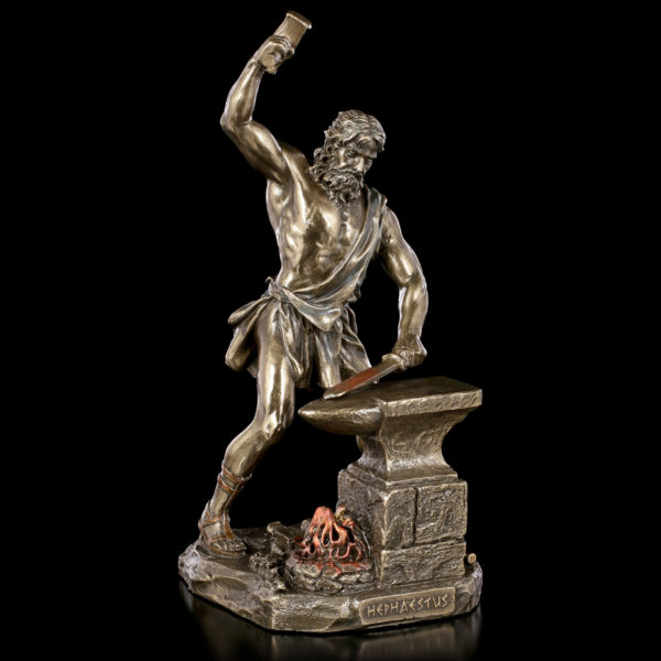 Forging God Hephaestus Bronze Statue