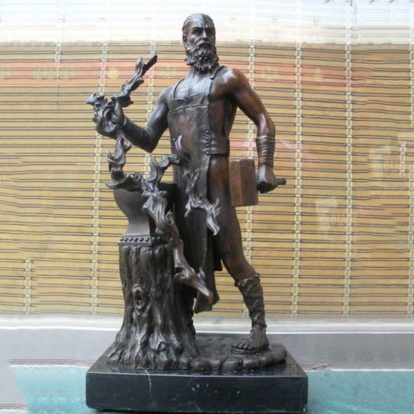God Of Forging Life Size Hephaestus Bronze Statue