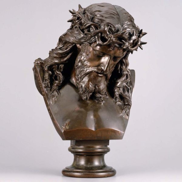 Top quality home decorative bronze Jesus bust sculpture