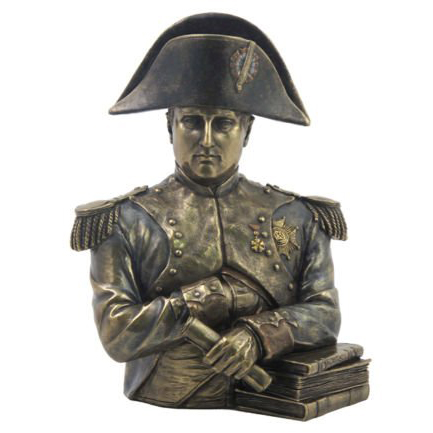 Famous figure busts brass napoleon statues