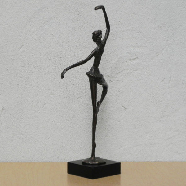 Life size Abstract dancing girl bronze sculpture