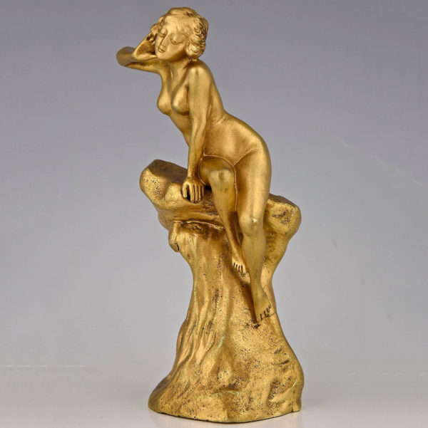 Bronze SWEET VIRGIN Nude Lady Sculpture