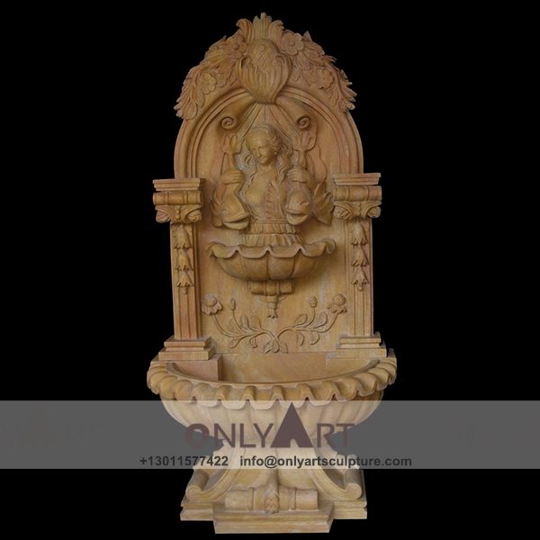 Fountain Marble Sculpture ; Marble Fountain ; stone Fountain ; Indoor ; Outdoor ; Hand carved ; life size ; Large ; Ball ; Wall Fountain ; Hand Carved Design Mounted Marble Wall Fountain