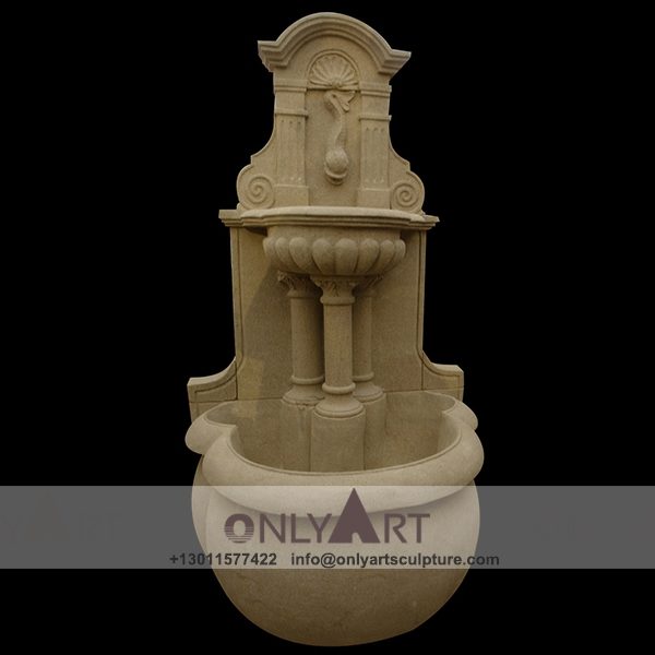 Fountain Marble Sculpture ; Marble Fountain ; stone Fountain ; Indoor ; Outdoor ; Hand carved ; life size ; Large ; Ball ; Wall Fountain ; Garden wall stone marble water fountain for sale
