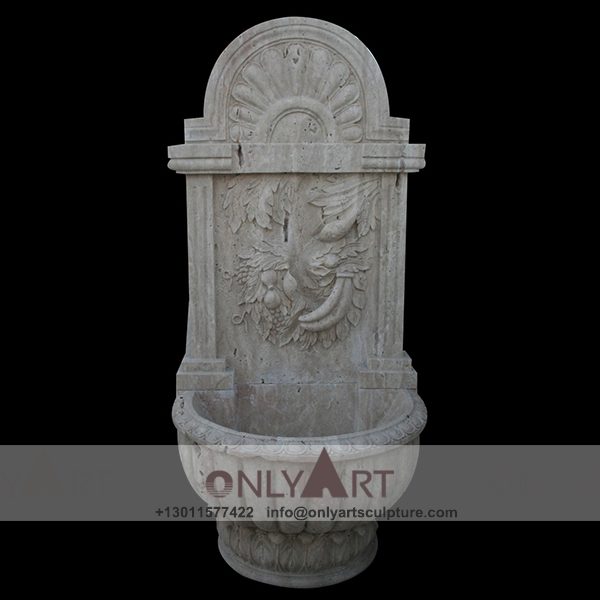 Fountain Marble Sculpture ; Marble Fountain ; stone Fountain ; Indoor ; Outdoor ; Hand carved ; life size ; Large ; Ball ; Wall Fountain ; indoor decorative stone wall fountain