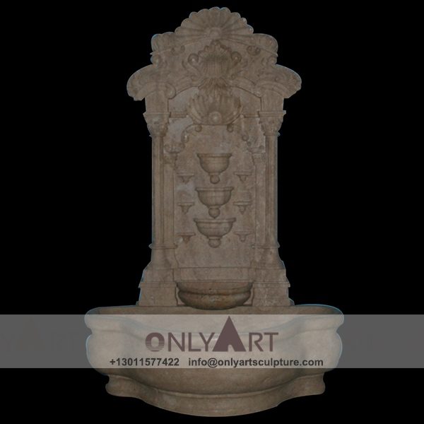 Fountain Marble Sculpture ; Marble Fountain ; stone Fountain ; Indoor ; Outdoor ; Hand carved ; life size ; Large ; Ball ; Wall Fountain ; Big Outdoor Wall Water Fountain