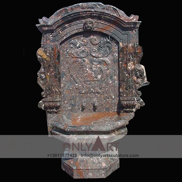 Fountain Marble Sculpture ; Marble Fountain ; stone Fountain ; Indoor ; Outdoor ; Hand carved ; life size ; Large ; Ball ; Wall Fountain ; Stone Roman Wall Water Fountain With Basin