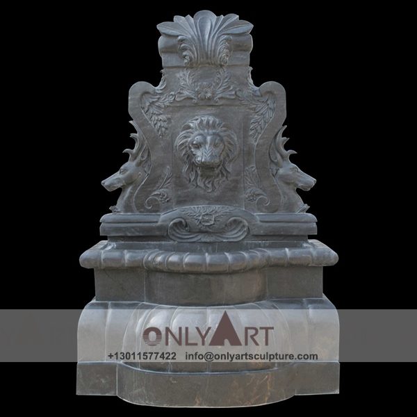 Fountain Marble Sculpture ; Marble Fountain ; stone Fountain ; Indoor ; Outdoor ; Hand carved ; life size ; Large ; Ball ; Wall Fountain ; Outdoor lion head wall marble fountains sculpture