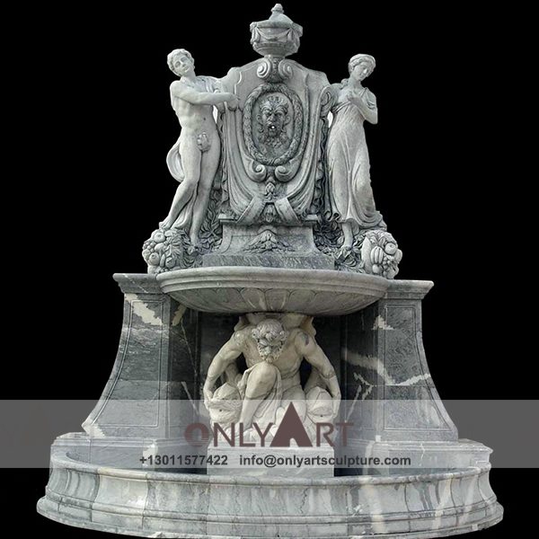 Fountain Marble Sculpture ; Marble Fountain ; stone Fountain ; Indoor ; Outdoor ; Hand carved ; life size ; Large ; Ball ; Wall Fountain ; Home garden deco water wall marble stone fountain