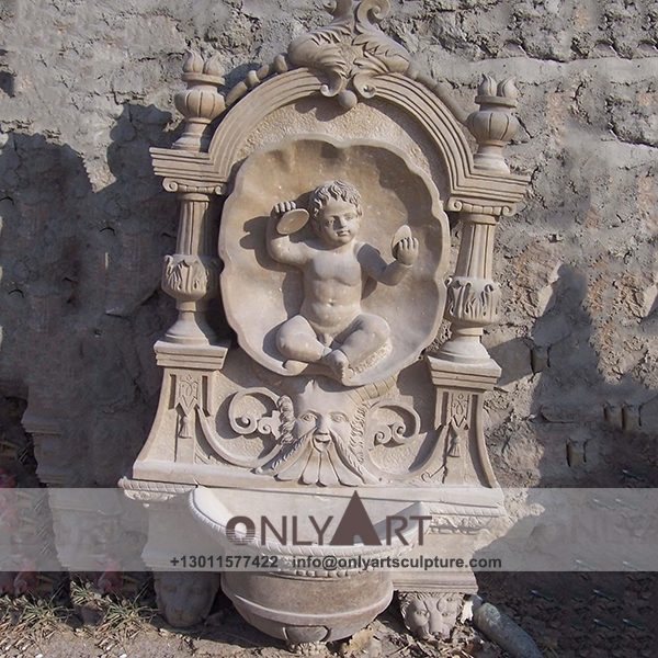 Fountain Marble Sculpture ; Marble Fountain ; stone Fountain ; Indoor ; Outdoor ; Hand carved ; life size ; Large ; Ball ; Wall Fountain ; Outdoor marble antique water fountain sculpture