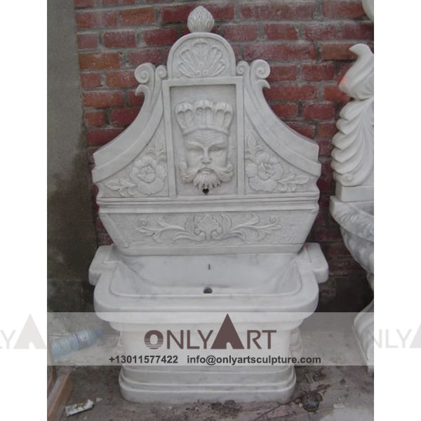 Fountain Marble Sculpture ; Marble Fountain ; stone Fountain ; Indoor ; Outdoor ; Hand carved ; life size ; Large ; Ball ; Wall Fountain ; stone fountain Wall Water Fountain Sculpture