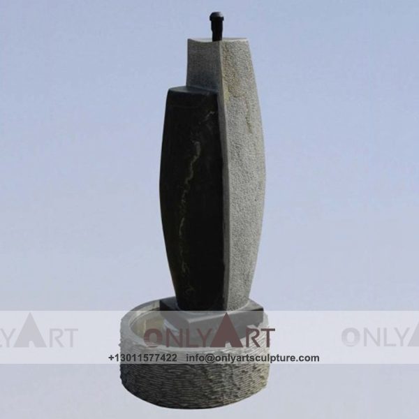 Fountain Marble Sculpture ; Marble Fountain ; stone Fountain ; Indoor ; Outdoor ; Hand carved ; life size ; Large ; Ball ; Wall Fountain ; Natural stone modern abstract sailboat fountain sculpture