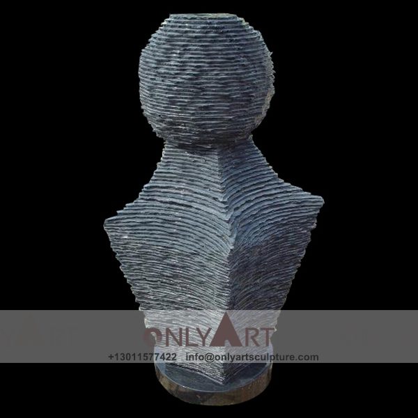Fountain Marble Sculpture ; Marble Fountain ; stone Fountain ; Indoor ; Outdoor ; Hand carved ; life size ; Large ; Ball ; Wall Fountain ; Natural stone modern abstract fountain sculpture