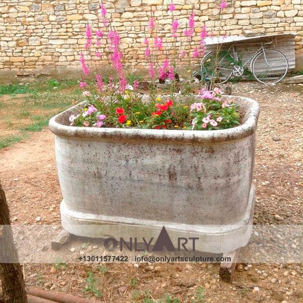 Stone Flower Pot ; Marble Flower Pot ; Flower Pot Sculpture ; Indoor ; Outdoor ; Hand carved ; Large ; Square decoration ; New Fashion Slate Stone Writing Marble Flower Pot