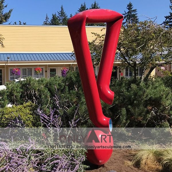 Stainless Steel Sculpture ; Stainless Steel chair ; Home decoration ; Outdoor decoration ; City Sculpture ; Colorful ; Garden decoration red abstract art stainless steel sculpture