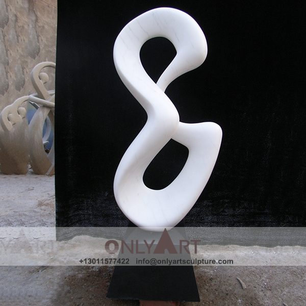 abstract sculpture ; famous abstract sculptures ; abstract figure sculpture ; modern abstract art sculpture ; natural marble white abstract art sculpture