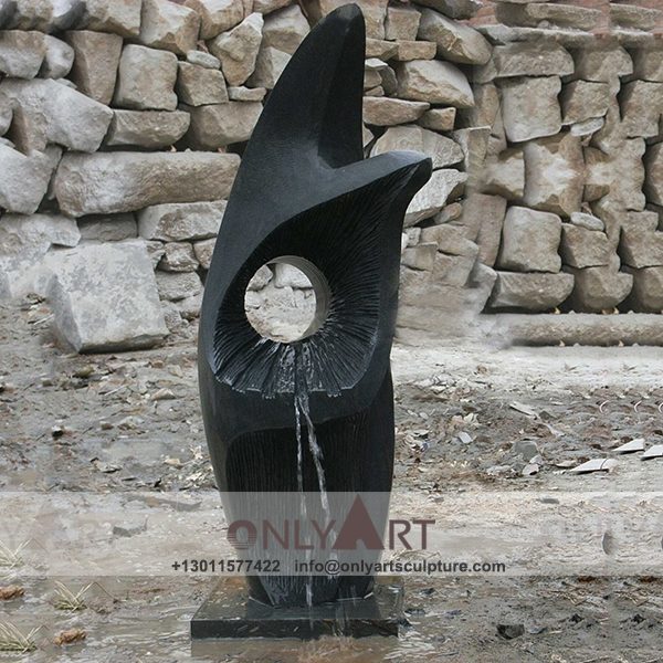 abstract sculpture ; famous abstract sculptures ; abstract figure sculpture ; modern abstract art sculpture ; Modern art black stone abstract statue