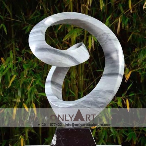 abstract sculpture ; famous abstract sculptures ; abstract figure sculpture ; modern abstract art sculpture ; New design white marble abstract art sculpture
