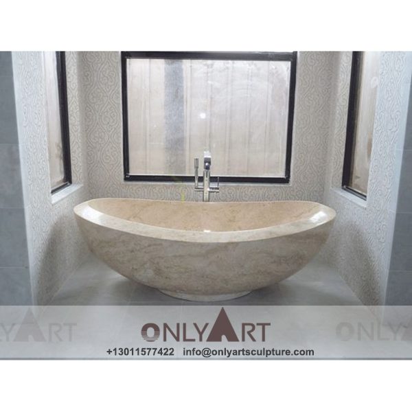 Marble Bathtub ; Stone Bathtub ; Freestanding Bathtub ; Natural Stone ; Hand Carving ; high quality ; Highly Polished Marble Bathtub Sculpture Stone Carving Bathtub