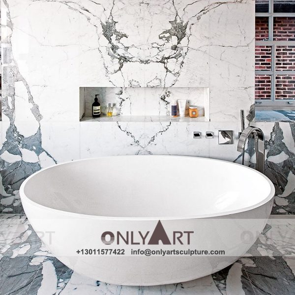 Marble Bathtub ; Stone Bathtub ; Freestanding Bathtub ; Natural Stone ; Hand Carving ; high quality ; Made in China marble bathroom bathtub