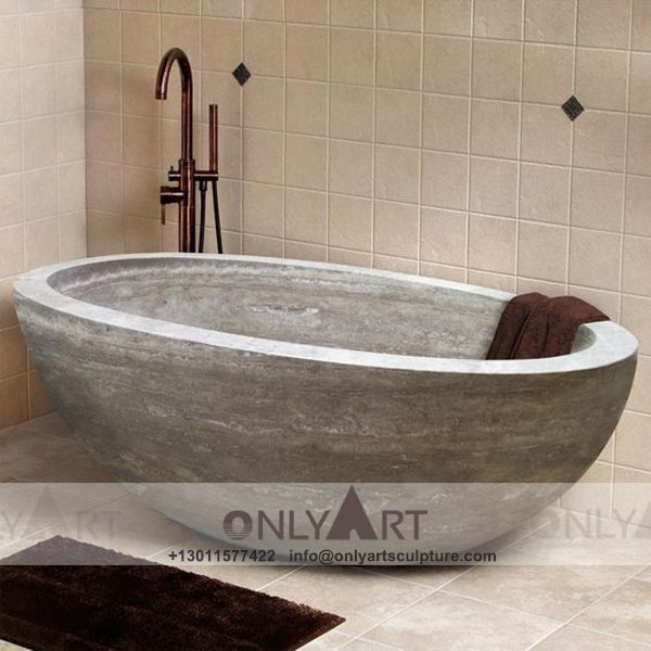 Marble Bathtub ; Stone Bathtub ; Freestanding Bathtub ; Natural Stone ; Hand Carving ; high quality ; hot sale natural well polished marble bowl bathtub
