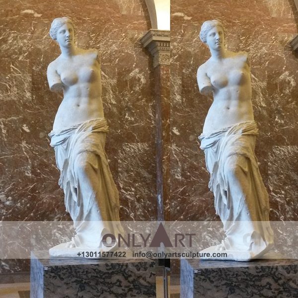 Marble Venus Statue ; outdoor ; hypaethral ; Square decoration ; street ; Venus ; life-size ; Hand Polisheing ; Nude Statue ; Natural Stone ; Customize ; Famous Life Size White Marble Venus