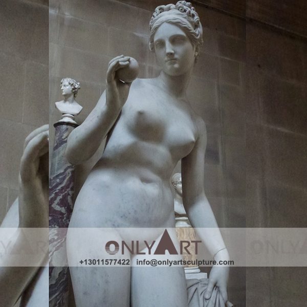 Marble Venus Statue ; outdoor ; hypaethral ; Square decoration ; street ; Venus ; life-size ; Hand Polisheing ; Nude Statue ; Natural Stone ; Customize ; Roman goddess Venus Marble Statue