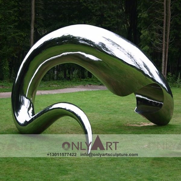 Stainless Steel Sculpture ; Stainless Steel chair ; Home decoration ; Outdoor decoration ; City Sculpture ; Colorful ; Corten Sculpture ; Abstract design of stainless steel mirror landscape sculpture
