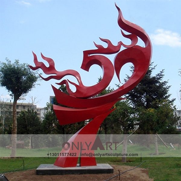 Stainless Steel Sculpture ; Stainless Steel chair ; Home decoration ; Outdoor decoration ; City Sculpture ; Colorful ; Corten Sculpture ; Modern design red stainless steel garden sculpture