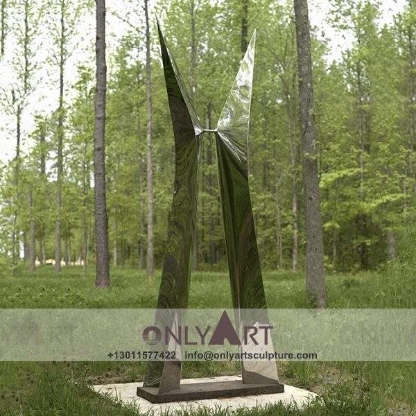Stainless Steel Sculpture ; Stainless Steel chair ; Home decoration ; Outdoor decoration ; City Sculpture ; Colorful ; Corten Sculpture ; Modern abstract mirror art stainless steel statue
