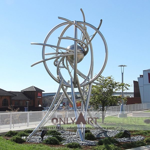 Stainless Steel Sculpture ; Stainless Steel chair ; Home decoration ; Outdoor decoration ; City Sculpture ; Colorful ; Corten Sculpture ; Stainless steel statues are a modern urban landscape