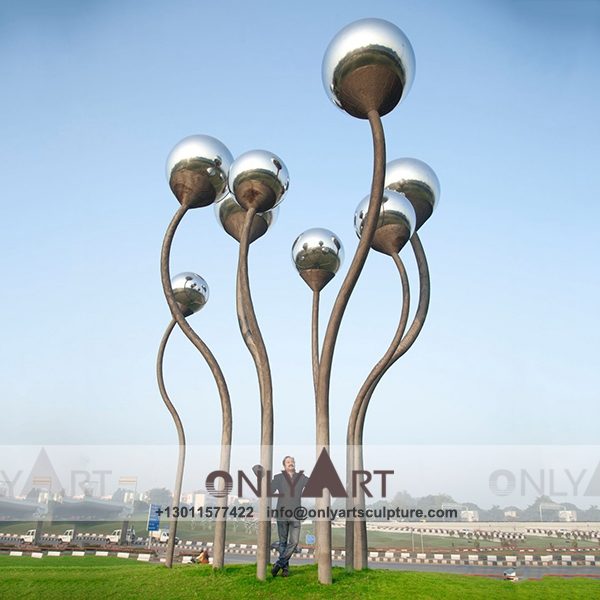 Stainless Steel Sculpture ; Stainless Steel chair ; Home decoration ; Outdoor decoration ; City Sculpture ; Colorful ; Corten Sculpture ; City mirror effect stainless steel sculpture balloon tadpole