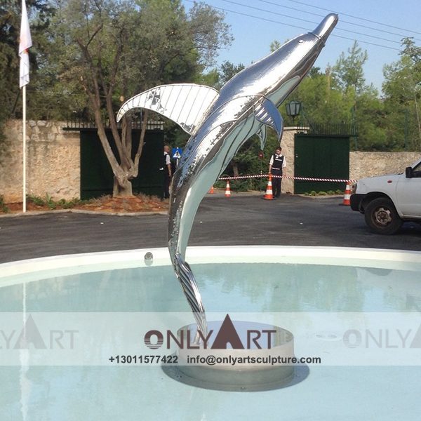Stainless Steel Sculpture ; Stainless Steel chair ; Home decoration ; Outdoor decoration ; City Sculpture ; Colorful ; Corten Sculpture ; Modern design mirror polished dolphin stainless steel statue