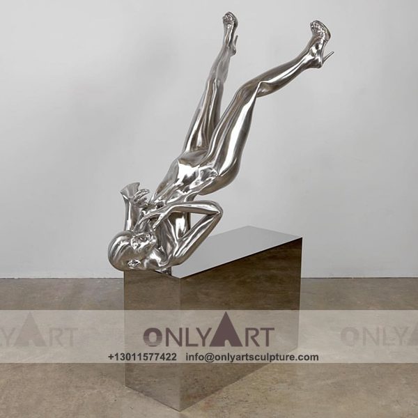 Stainless Steel Sculpture ; Stainless Steel chair ; Home decoration ; Outdoor decoration ; City Sculpture ; Colorful ; Corten Sculpture ; Mirror Art Statue ; City classic design stainless steel lady statue