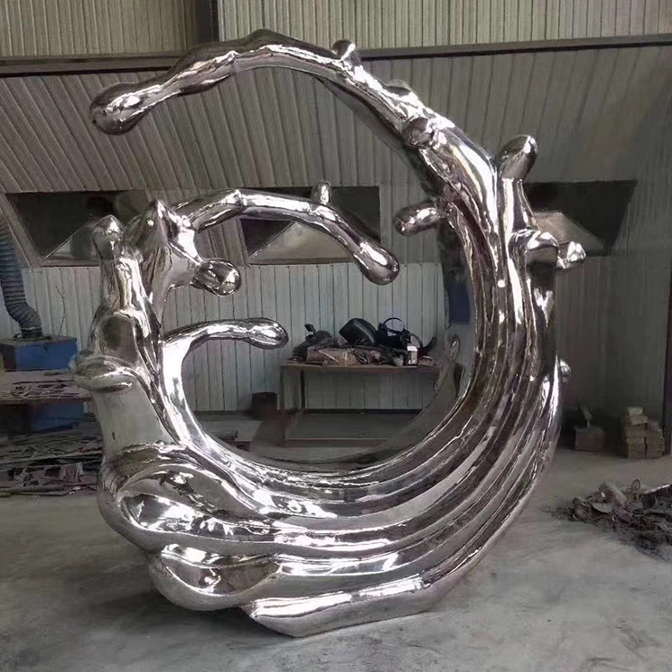 Stainless Steel Mirror Sculpture