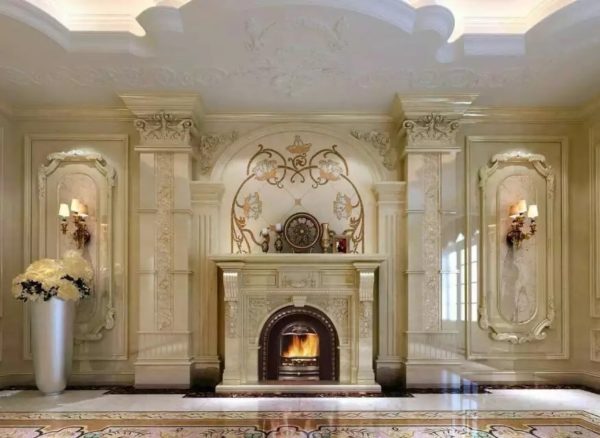 Marble Fireplace Sculpture