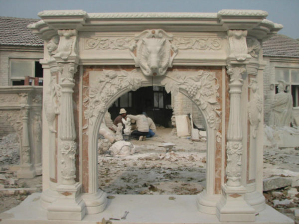 Marble Fireplace Sculpture