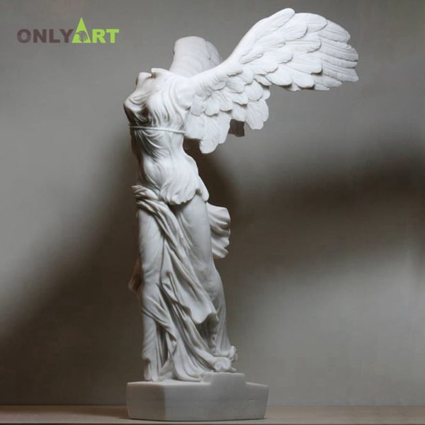 Marble Angel Statue ; Hand Carved Outdoor Garden Life Size White 